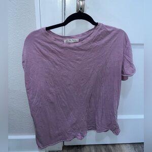 free people purple tshirt